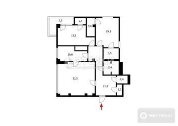 130 м², 3-комнатная квартира, этаж 12 из 22, 130 м², изображение - 14