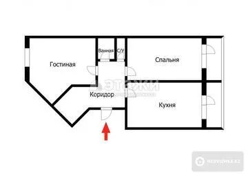 47 м², 2-комнатная квартира, этаж 5 из 5, 47 м², изображение - 8