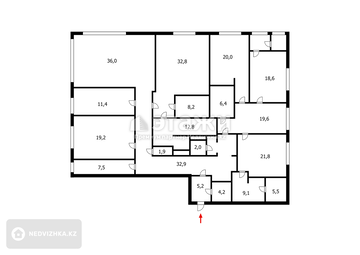 276 м², 6-комнатная квартира, этаж 12 из 27, 276 м², изображение - 52