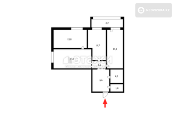 80 м², 3-комнатная квартира, этаж 2 из 6, 80 м², изображение - 31