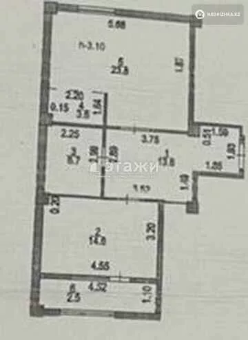 64.8 м², 2-комнатная квартира, этаж 9 из 13, 65 м², изображение - 32