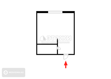 21 м², 1-комнатная квартира, этаж 3 из 5, 21 м², изображение - 13