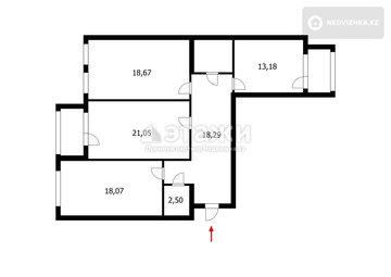105.73 м², 3-комнатная квартира, этаж 4 из 6, 106 м², изображение - 22