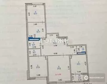 135.5 м², 4-комнатная квартира, этаж 8 из 20, 136 м², изображение - 9
