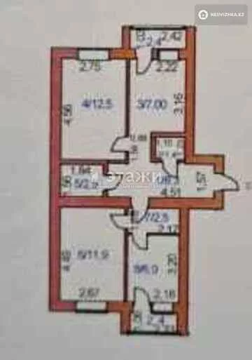 54 м², 3-комнатная квартира, этаж 2 из 5, 54 м², изображение - 18