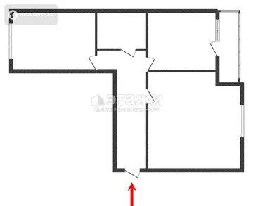 74 м², 2-комнатная квартира, этаж 2 из 9, 74 м², изображение - 9