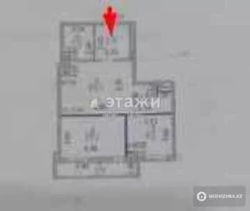 55.7 м², 3-комнатная квартира, этаж 10 из 12, 56 м², изображение - 10