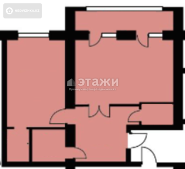 56 м², 2-комнатная квартира, этаж 10 из 11, 56 м², изображение - 15