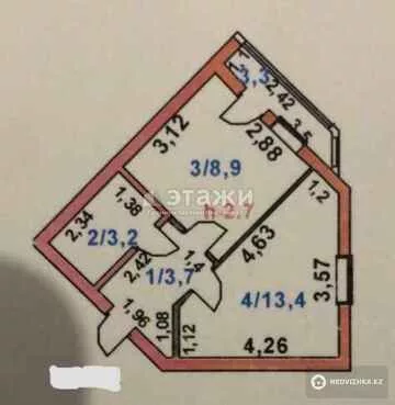 30 м², 1-комнатная квартира, этаж 4 из 5, 30 м², изображение - 21