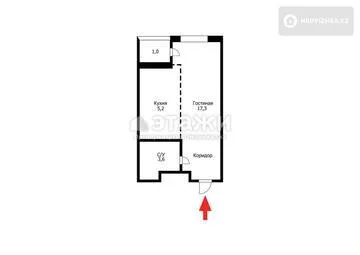 40.2 м², 1-комнатная квартира, этаж 4 из 24, 40 м², изображение - 4