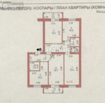 95.1 м², 4-комнатная квартира, этаж 3 из 9, 95 м², изображение - 18