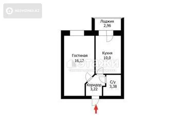 34 м², 1-комнатная квартира, этаж 5 из 5, 34 м², изображение - 4