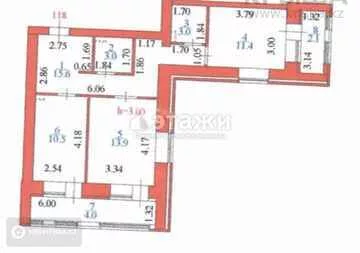 63.5 м², 2-комнатная квартира, этаж 2 из 10, 64 м², изображение - 7