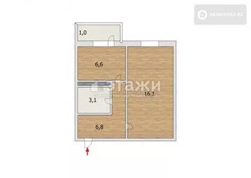 32 м², 1-комнатная квартира, этаж 4 из 17, 32 м², изображение - 4