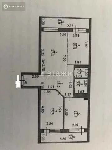 80 м², 3-комнатная квартира, этаж 7 из 12, 80 м², изображение - 27