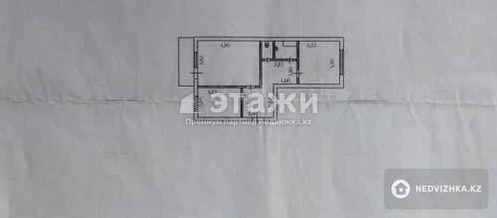 43 м², 2-комнатная квартира, этаж 4 из 13, 43 м², изображение - 1