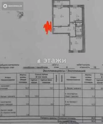 69 м², 2-комнатная квартира, этаж 5 из 14, 69 м², изображение - 12