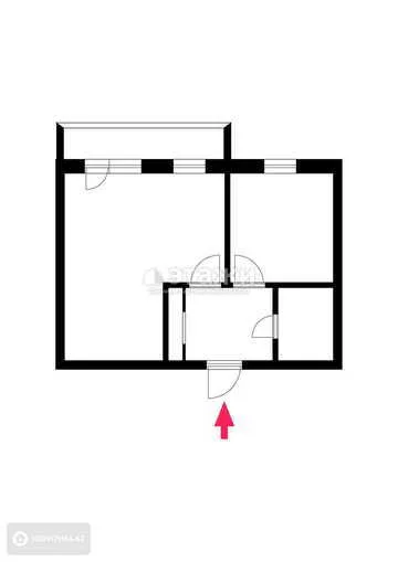 35 м², 1-комнатная квартира, этаж 4 из 6, 35 м², изображение - 4