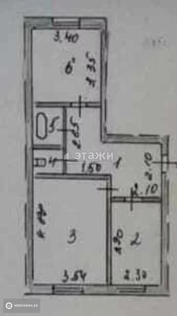 50 м², 2-комнатная квартира, этаж 1 из 3, 50 м², изображение - 21