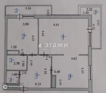 88.8 м², 2-комнатная квартира, этаж 17 из 22, 89 м², изображение - 4