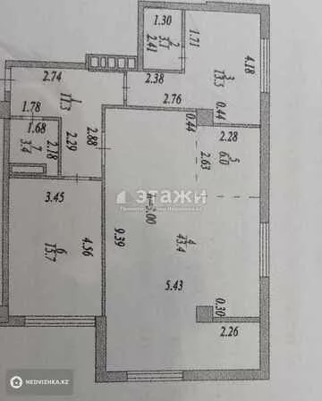 96.4 м², 3-комнатная квартира, этаж 11 из 14, 96 м², изображение - 8