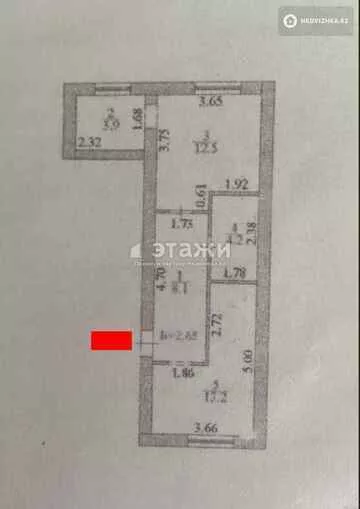 41.9 м², 1-комнатная квартира, этаж 3 из 3, 42 м², изображение - 9