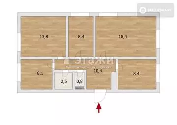 73 м², 4-комнатная квартира, этаж 1 из 5, 73 м², изображение - 21