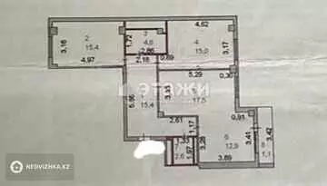 84.5 м², 3-комнатная квартира, этаж 11 из 16, 84 м², изображение - 16