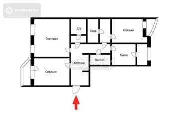 128 м², 3-комнатная квартира, этаж 3 из 6, 128 м², изображение - 33