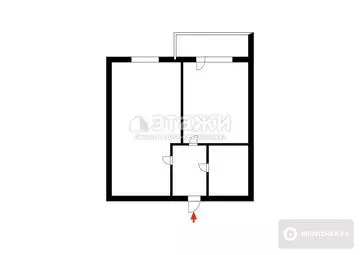 38 м², 1-комнатная квартира, этаж 4 из 9, 38 м², изображение - 10