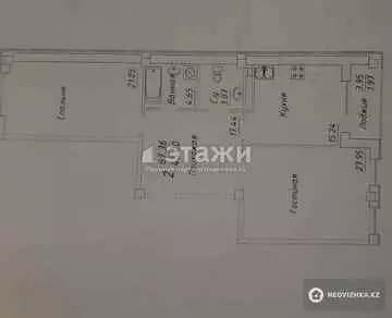 87.4 м², 2-комнатная квартира, этаж 5 из 6, 87 м², изображение - 5