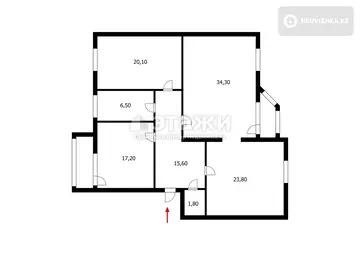 115 м², 3-комнатная квартира, этаж 2 из 5, 115 м², изображение - 11