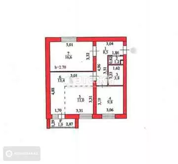 66 м², 2-комнатная квартира, этаж 4 из 10, 66 м², изображение - 12