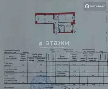 59.7 м², 2-комнатная квартира, этаж 2 из 10, 60 м², изображение - 9