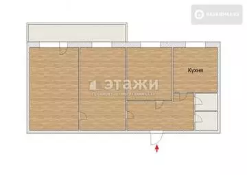 68.2 м², 3-комнатная квартира, этаж 3 из 5, 68 м², изображение - 9