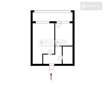 39.2 м², 1-комнатная квартира, этаж 6 из 9, 39 м², изображение - 3