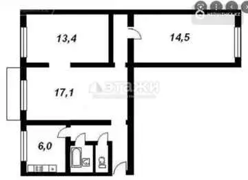 89 м², 3-комнатная квартира, этаж 8 из 12, 89 м², изображение - 11