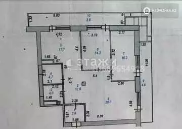 115 м², 3-комнатная квартира, этаж 20 из 28, 115 м², изображение - 15