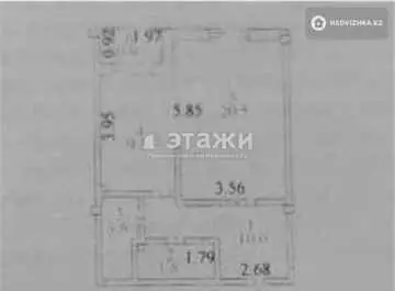 46 м², 1-комнатная квартира, этаж 6 из 10, 46 м², изображение - 3