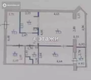 68 м², 2-комнатная квартира, этаж 15 из 22, 68 м², изображение - 3