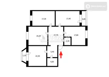 125 м², 4-комнатная квартира, этаж 7 из 9, 125 м², изображение - 44