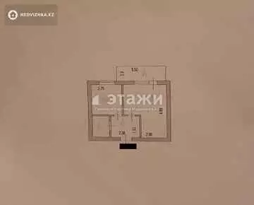 35 м², 2-комнатная квартира, этаж 6 из 6, 35 м², изображение - 28