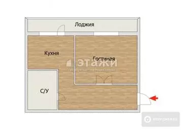 50 м², 1-комнатная квартира, этаж 10 из 12, 50 м², изображение - 9