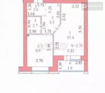 37.4 м², 1-комнатная квартира, этаж 8 из 20, 37 м², изображение - 14