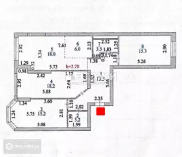 93 м², 4-комнатная квартира, этаж 7 из 10, 93 м², изображение - 20