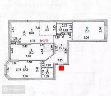 93 м², 4-комнатная квартира, этаж 7 из 10, 93 м², изображение - 37