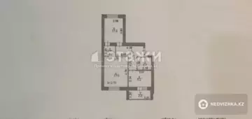 57.7 м², 2-комнатная квартира, этаж 8 из 8, 58 м², изображение - 0