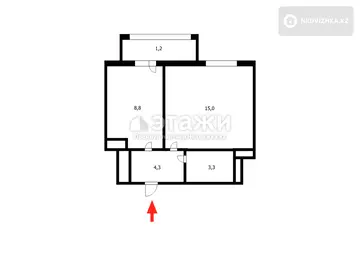 33 м², 1-комнатная квартира, этаж 4 из 14, 33 м², изображение - 13