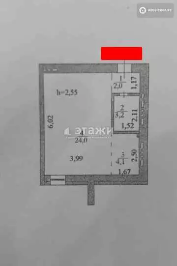 34 м², 1-комнатная квартира, этаж 10 из 10, 34 м², изображение - 6