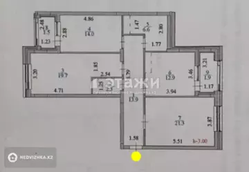 94.1 м², 3-комнатная квартира, этаж 5 из 12, 94 м², изображение - 14